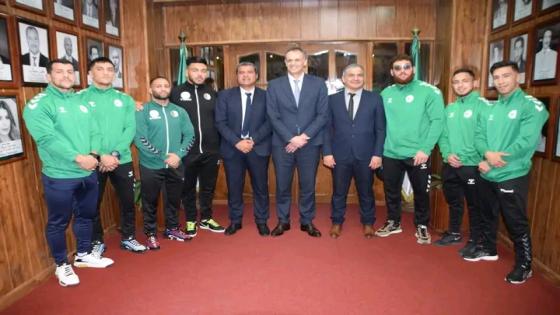 وزير الشباب والرياضة يستقبل أبطال الجزائر في المصارعة الحرة