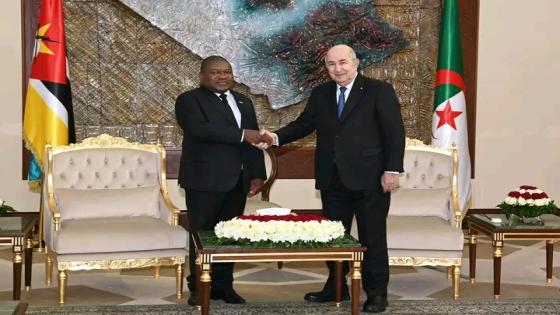 الرئيس تبون يترأس رفقة نظيره الموزمبيقي محادثات موسعة