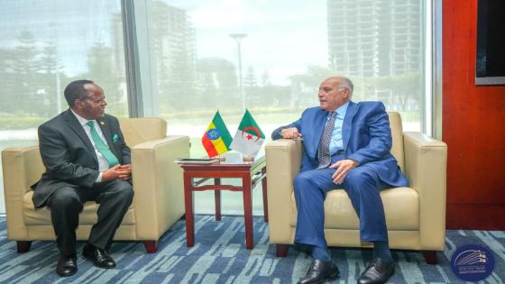 وزير الخارجية أحمد عطاف يتباحث مع نظيره الأثيوبي بأديس أبابا