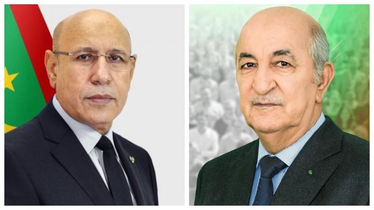 رئيس الجمهورية يتلقى مكالمة من رئيس موريتانيا