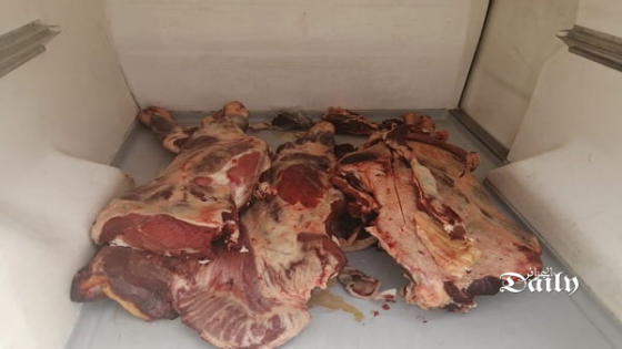حجز 40 كغ من اللحوم الحمراء غير الصالحة للإستهلاك في تبسة