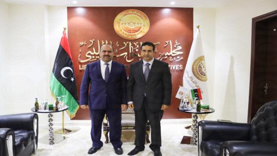 سفير الجزائر بليبيا يلتقي نائب رئيس مجلس النواب الليبي.