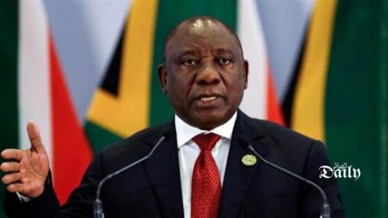 رئيس جنوب إفريقيا يخضع للحجر الصحي الطوعي