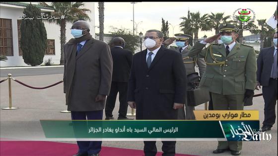 رئيس الدولة المالي ينهي زيارته إلى الجزائر