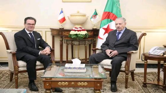 قوجيل يستقبل ستيفان روماتي سفير الجمهورية الفرنسية بالجزائر