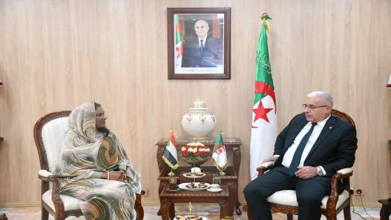 بوغالي يستقبل سفيرة جمهورية السودان بالجزائر