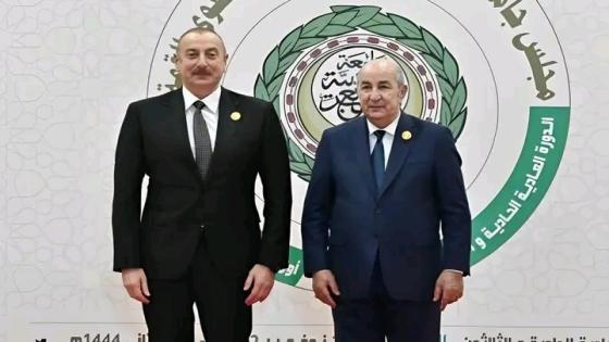رئيس الجمهورية يتلقى رسالة تهنئة من نظيره الأذربيجاني بمناسبة ذكرى ثورة التحرير الوطنية
