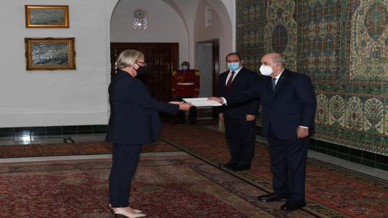 رئيس الجمهورية يستقبل السفيرة الجديدة للمملكة المتحدة لدى الجزائر