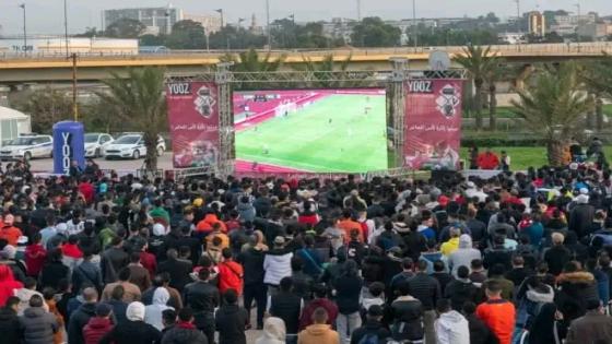 تنصيب شاشات عملاقة بأحياء العاصمة لبث مباريات المنتخب الوطني