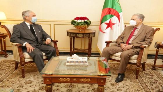 قوجيل يستقبل سفير البرتغال في الجزائر