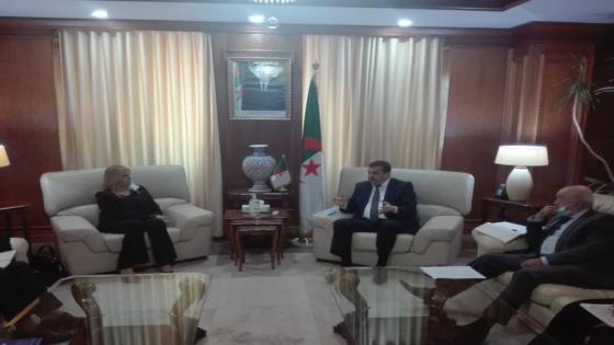 وزير الطاقة والمناجم يستقبل رئيسة الكونفدرالية العامة للمؤسسات الجزائرية