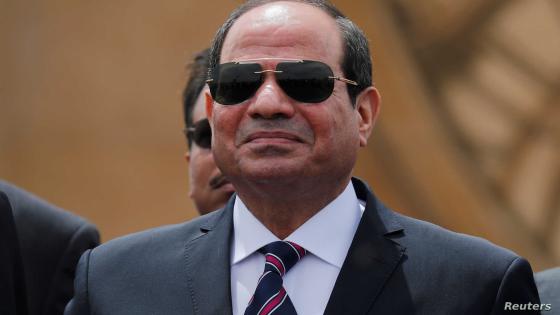 FILE PHOTO: Egyptian President Abdel Fattah al-Sisi attends the opening ceremony of floating bridges and tunnel projects executed under the Suez Canal in Ismailia, Egypt May 5, 2019. REUTERS/Amr Abdallah Dalsh/File Photo
