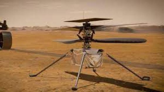 ناسا تنجح في إطلاق طائرة مروحية صغيرة من فوق سطح المريخ