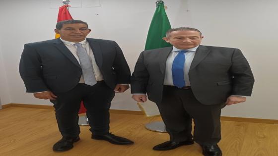 سفير الجزائر بمدريد يستقبل رئيس البعثة الدبلوماسية الصحراوية بإسبانيا.