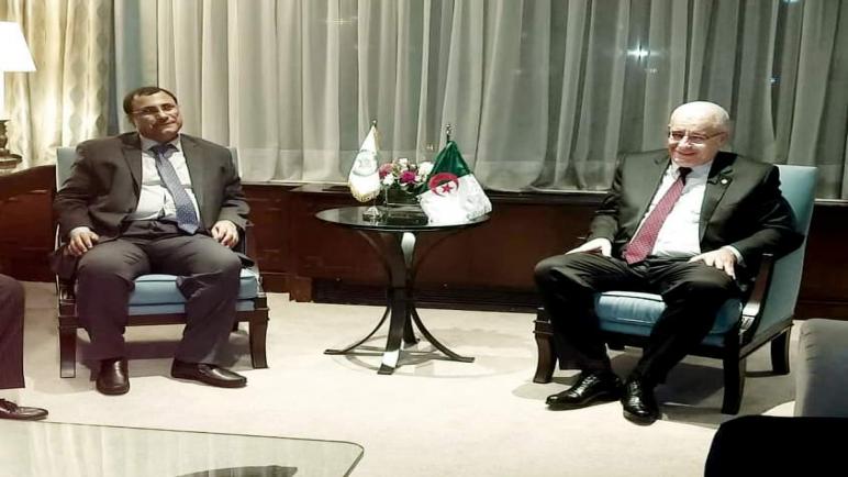 بوغالي يلتقي رئيس البرلمان العربي بتركيا