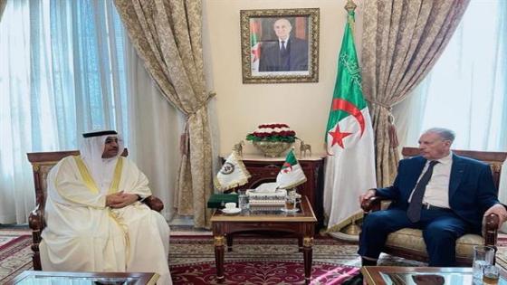 ڨوجيل ” يبحث مع رئيس البرلمان العربي سبل تعزيز التعاون لدعم القضايا العربية