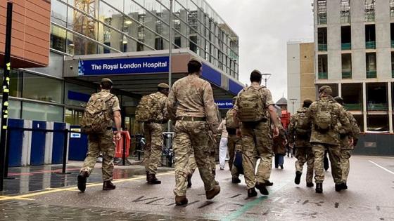 ‏بريطانيا تنشر قوات عسكرية لمساعدة مستشفيات لندن المكتظة بإصابات كورونا