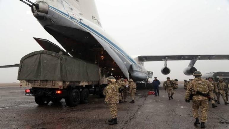 قوات حفظ السلام الروسية تغادر كازاخستان