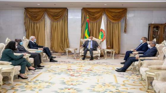 الرئيس الموريتاني يستقبل المبعوث الأممي دي ميستورا