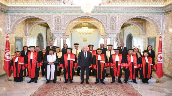 ‏الرئيس التونسي يعين أعضاء المجلس الأعلى للقضاء المؤقت