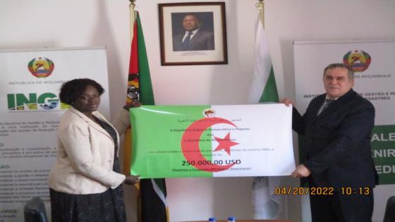 الجزائر تقدم مساعدة مالية للموزمبيق