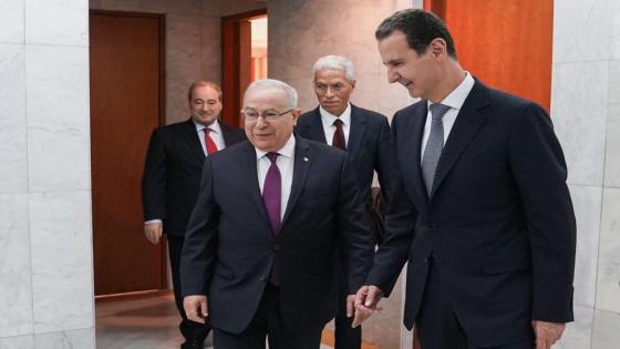 لعمامرة يستقبل من قبل الرئيس السوري بشار الأسد