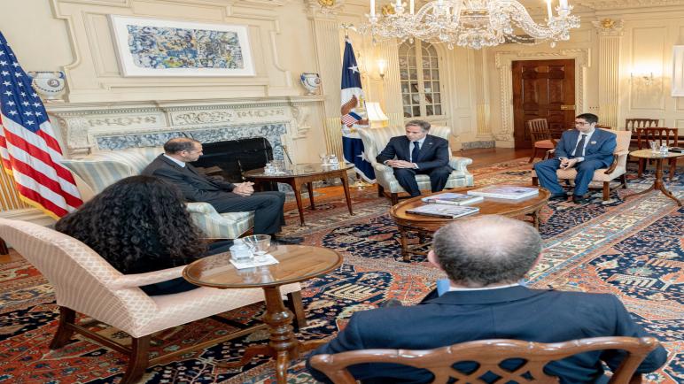 ‏واشنطن :وزير الخارجية الأمريكي يلتقي عائلة الصحفية الراحلة ‎شيرين أبو عاقلة