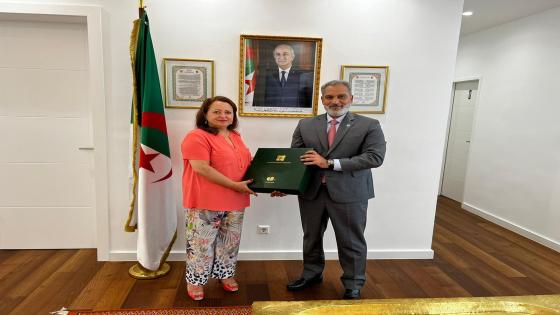 سفيرة الجزائر بفيينا تستقبل الأمين العام لمنظمة أوبك
