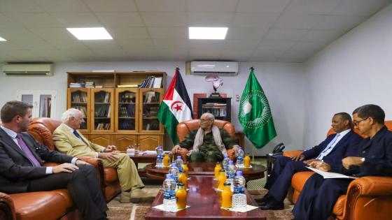 دي ميستورا يلتقي الرئيس الصحراوي إبراهيم غالي