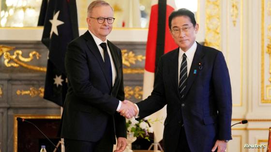 لمواجهة الصين….أستراليا واليابان توقعان اتفاقا تاريخيا