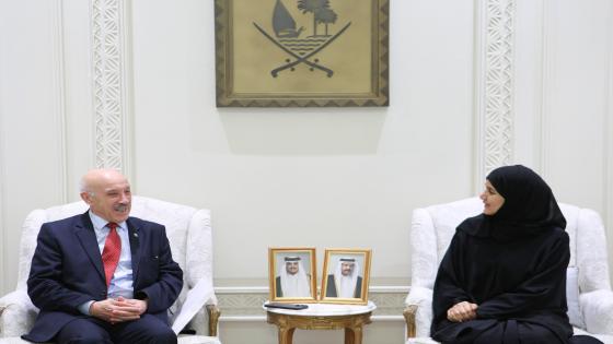 سفير الجزائر في الدوحة يلتقي نائب رئيس مجلس الشورى القطري.