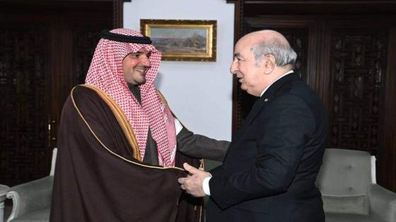 رئيس الجمهورية يستقبل وزير الداخلية السعودي