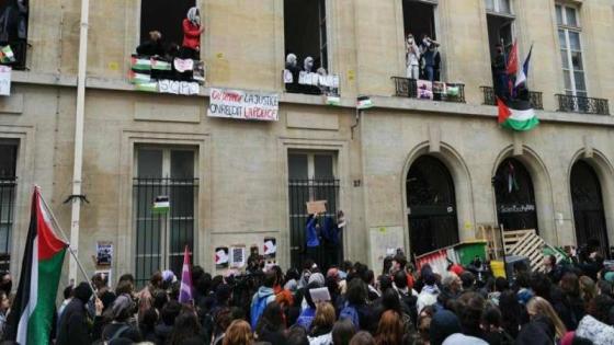 الشرطة الفرنسية تقمع اعتصاما داعما لغزة في جامعة السوربون في باريس