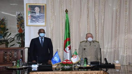 الفريق شنقريحة يستقبل الممثل الخاص للأمين العام لمنظمة الأمم المتحدة بمالي