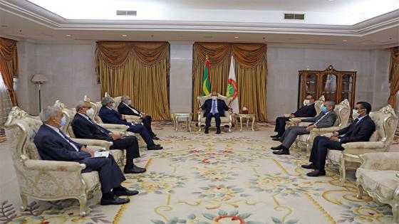 الرئيس الموريتاني يستقبل وزير الخارجية رمطان لعمامرة