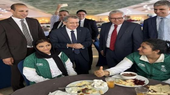 وزير السياحة يقف على الخدمات المقدمة للرياضيين المشاركين في الألعاب العربية بالجزائر