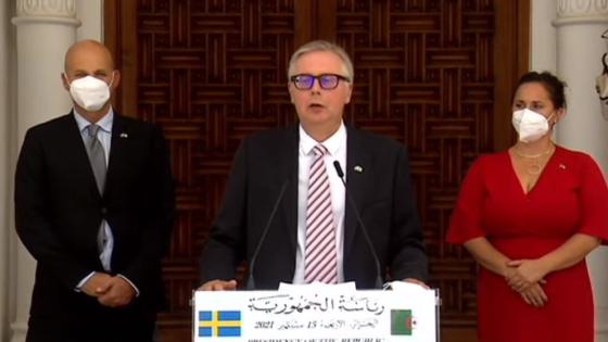 السفير السويدي الجديد: الجزائر شريك هام للمملكة السويدية في الشمال الافريقي