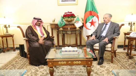 رئيس مجلس الأمة صالح قوجيل يلتقي السفير السعودي بالجزائر