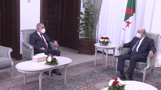 الرئيس تبون يستقبل السفير الفلسطيني أمين مقبول