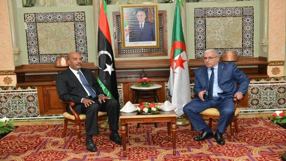 رئيس المجلس الشعبي الوطني يجري محادثات مع نائب رئيس المجلس الرئاسي الليبي