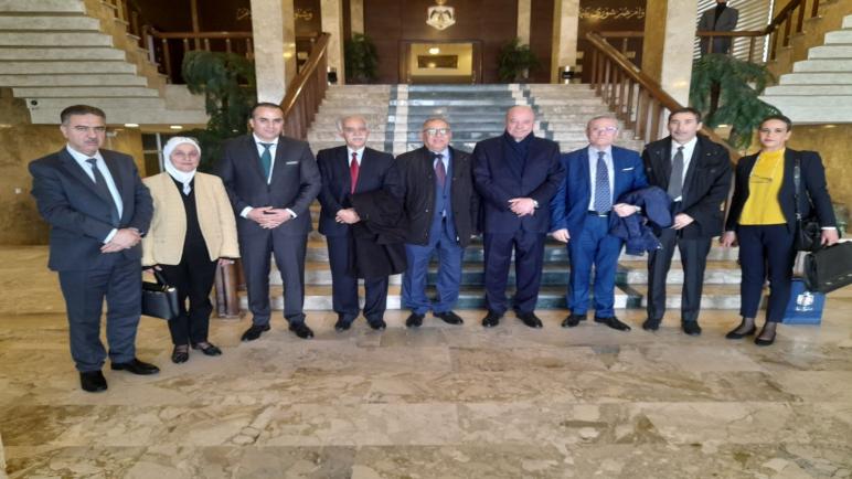 وفد مجلس الأمة يجري سلسلة من اللقاءات إلى جانب ممثلي البرلمان الجزائري في البرلمان العربي