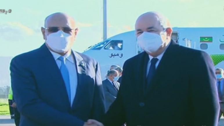 الرئيس الموريتاني يصل إلى الجزائر
