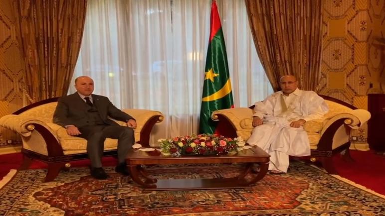 الرئيس الموريتاني يستقبل الوزير الأول أيمن بن عبد الرحمان