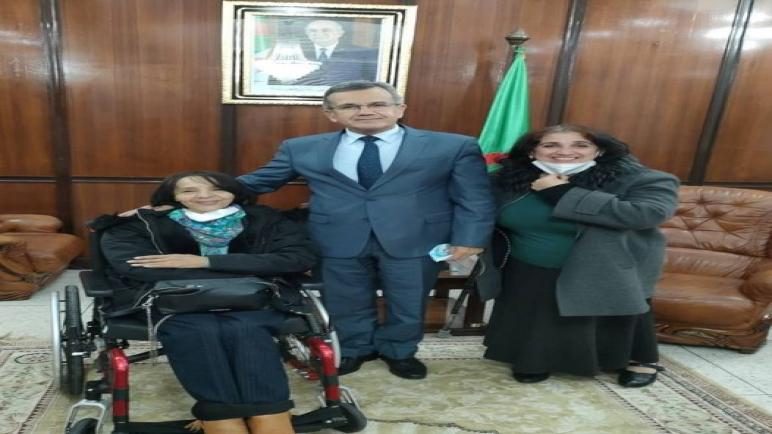 وزير الصحة يستقبل رئيسة الفيدرالية الجزائرية للأشخاص ذوي الاحتياجات الخاصة