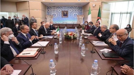 مشاورات جزائرية-إيطالية لتعزيز الشراكة الاستراتيجية