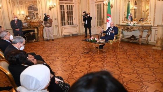 رئيس الجمهورية يلتقي ممثلين عن الجالية الوطنية المقيمة بإيطاليا