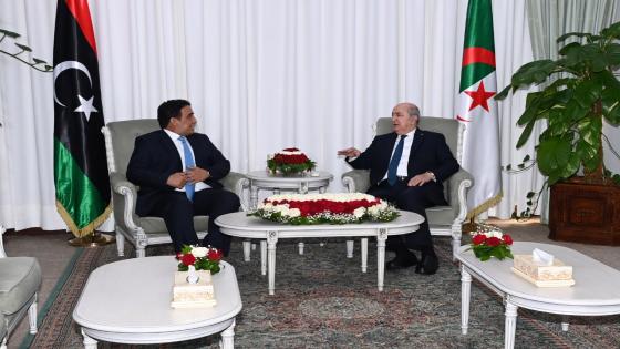 الرئيس تبون يستقبل رئيس المجلس الرئاسي الليبي المنفي