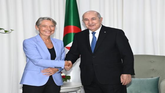 الرئيس تبون يستقبل الوزيرة الاولى الفرنسية اليزابيت بورن