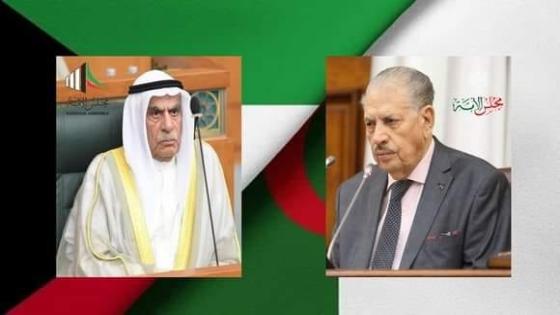 قوجيل يهنىء رئيس مجلس الأمة الكويتي