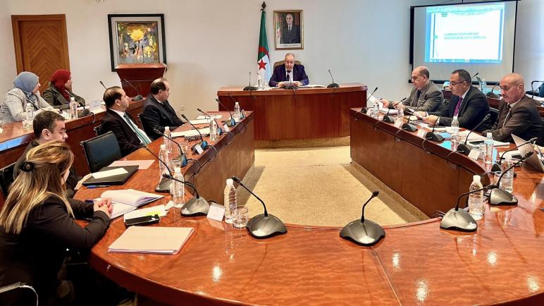 زغـدار يشرف على اجتماع تقييمي لحصيلة نشاط لمجمع العمومي “فيروفيال” لسنــة 2022